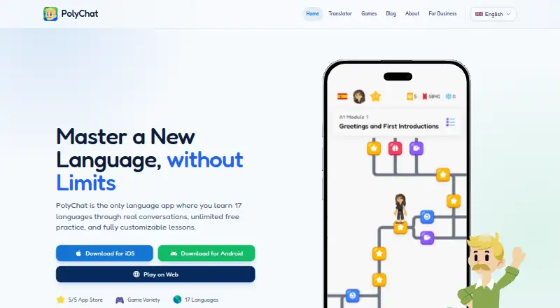 PolyChat screenshot