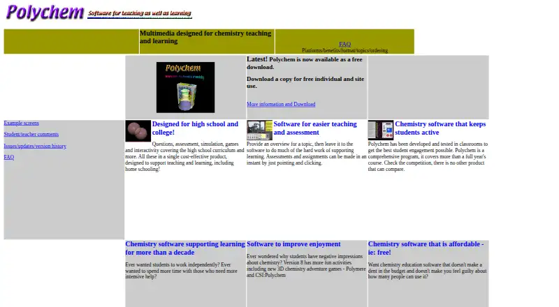 Polychem screenshot