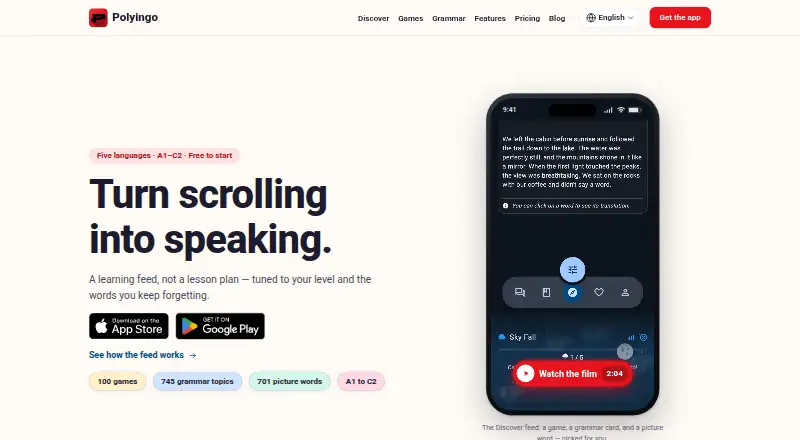 Polyingo screenshot