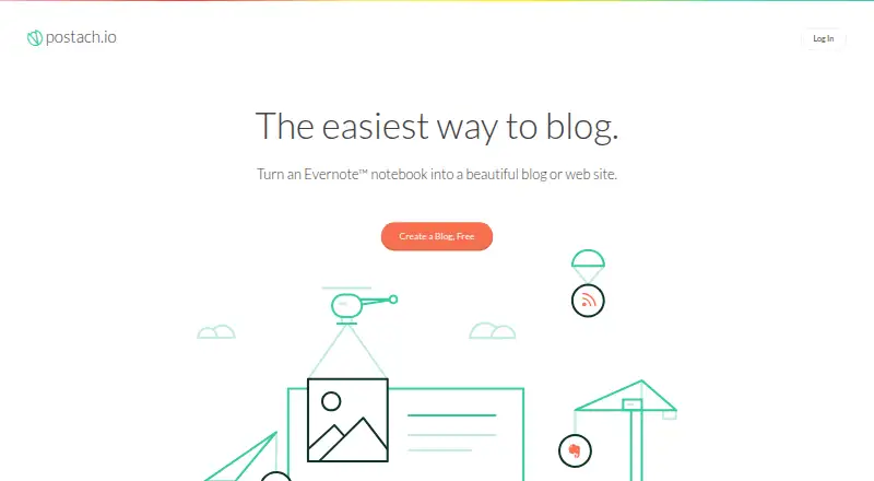 Postach.io screenshot