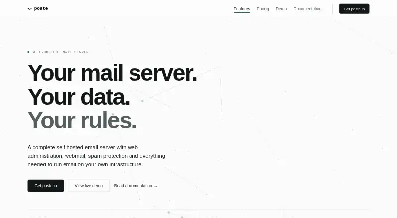 poste.io screenshot
