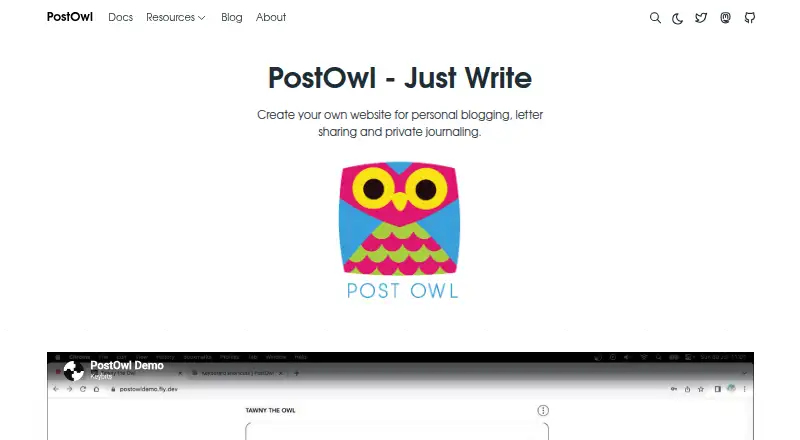 PostOwl screenshot
