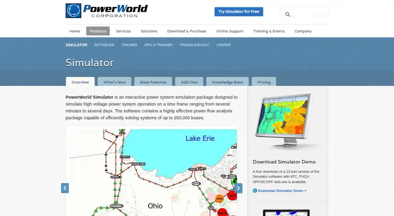 PowerWorld Simulator screenshot