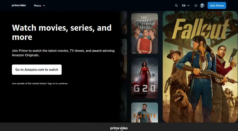 Prime Video screenshot