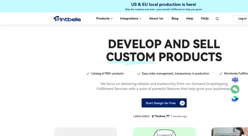 Printbelle screenshot