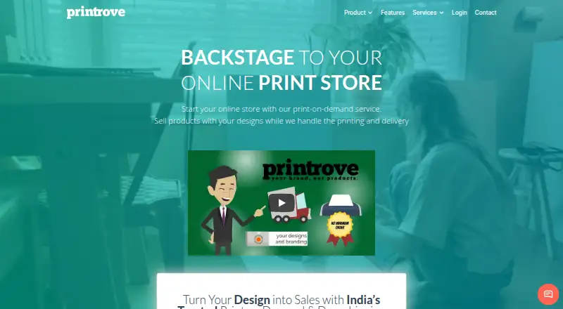 Printrove screenshot