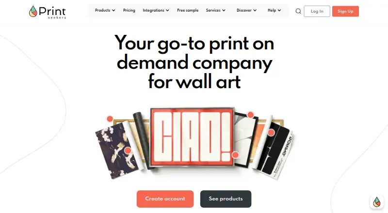 Printseekers screenshot