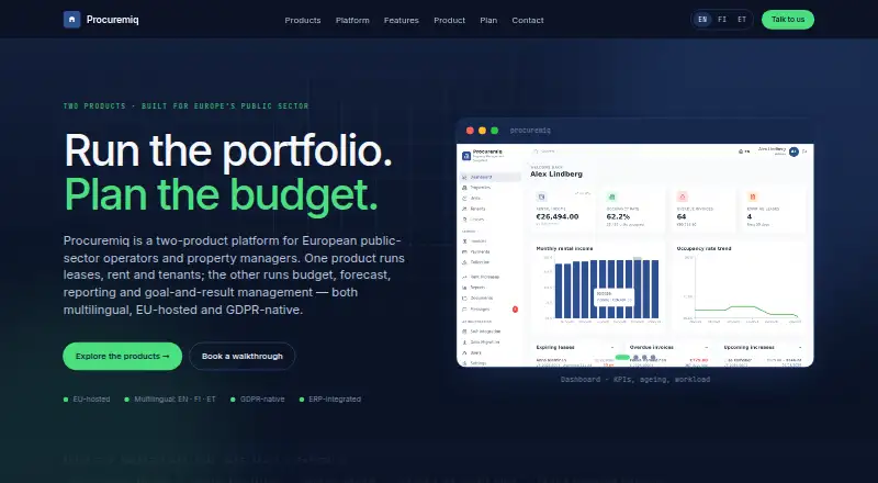 Procuremiq screenshot