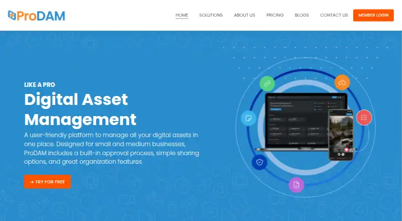 ProDAM screenshot