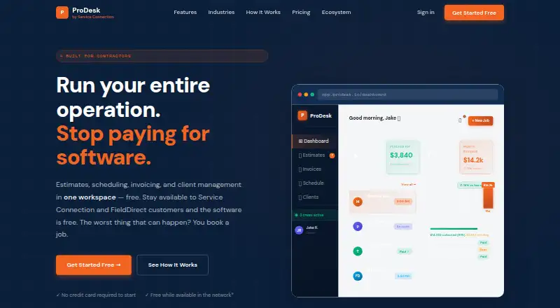 ProDesk screenshot