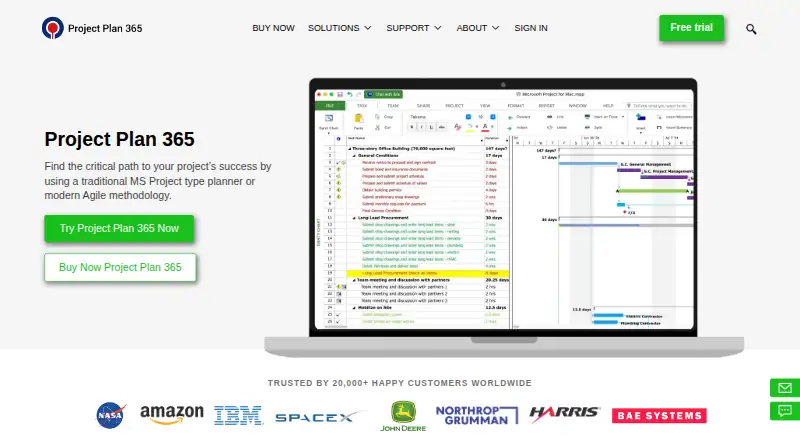 Project Plan 365 screenshot