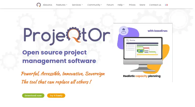 ProjeQtOr screenshot