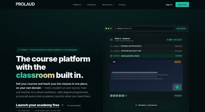 Prolaud screenshot