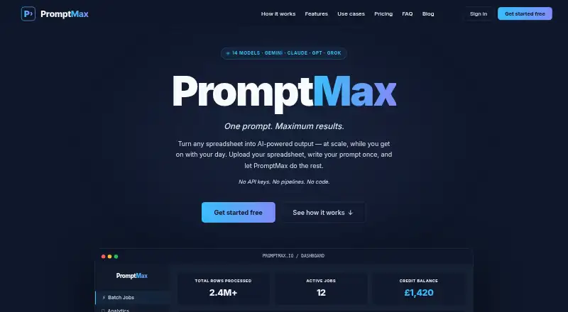 PromptMax screenshot