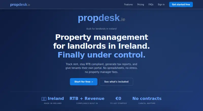 propdesk screenshot