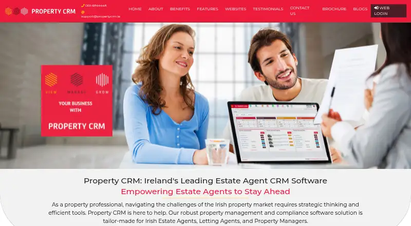 Property CRM screenshot
