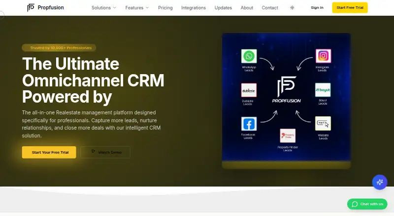 Propfusion CRM screenshot