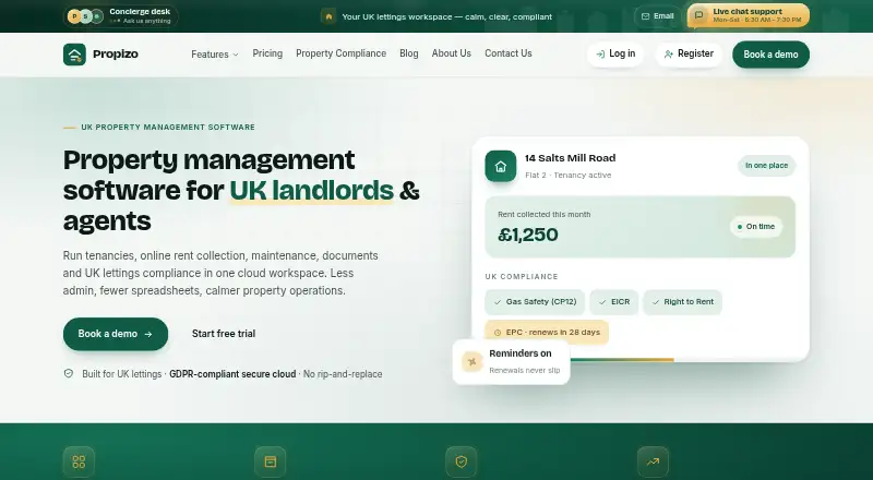 Propizo screenshot