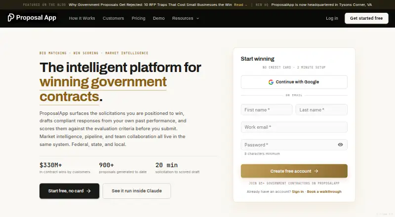 ProposalApp screenshot