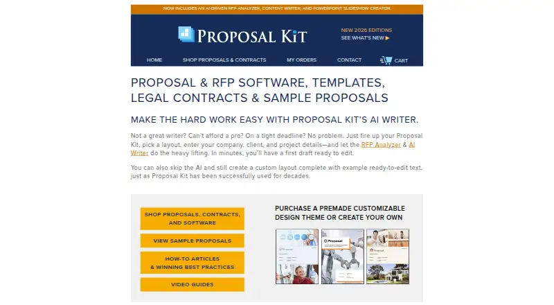 Proposal Kit screenshot