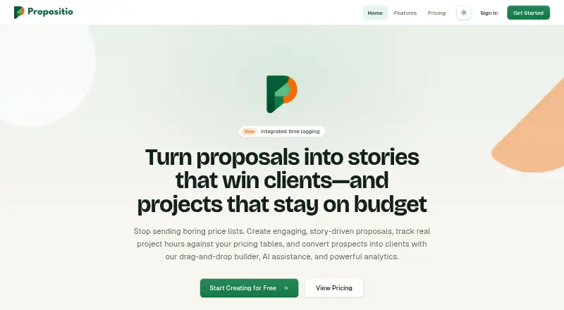 Propositio screenshot