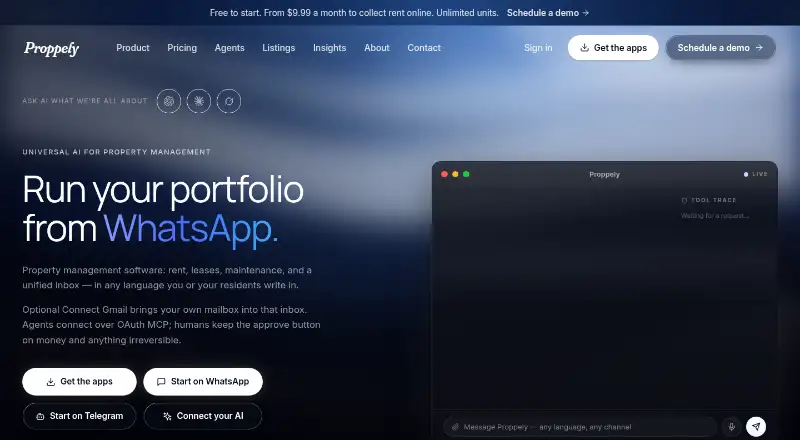 Proppely screenshot