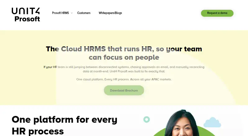 Unit4 Prosoft HRMS screenshot