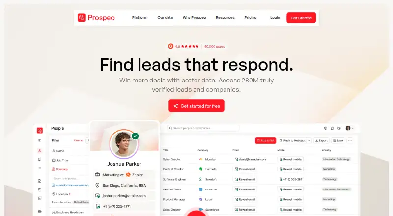 Prospeo screenshot