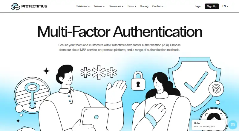 Protectimus MFA screenshot