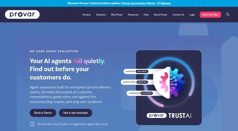 Provar screenshot