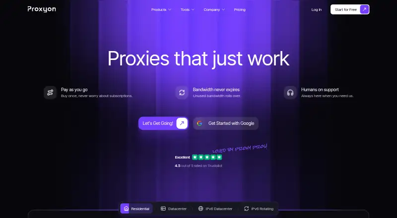 Proxyon screenshot