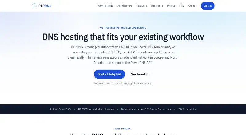 PTRDNS screenshot