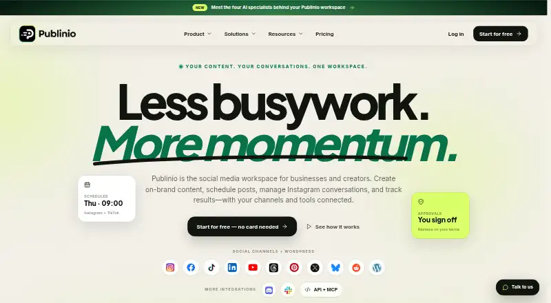 Publinio screenshot