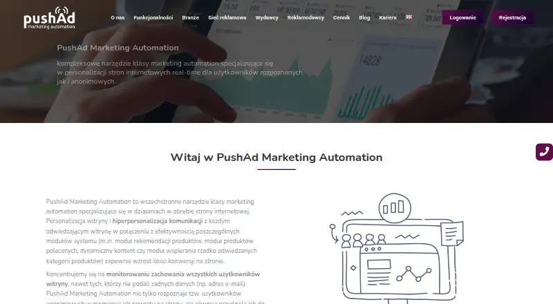 PushAd Marketing Automation screenshot