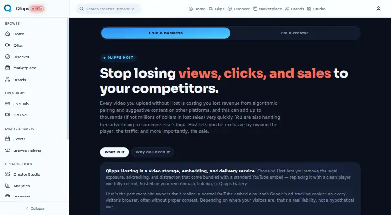 Qlipps Host screenshot