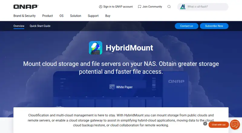 QNAP HybridMount screenshot