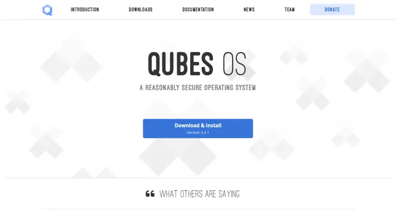 Qubes OS screenshot