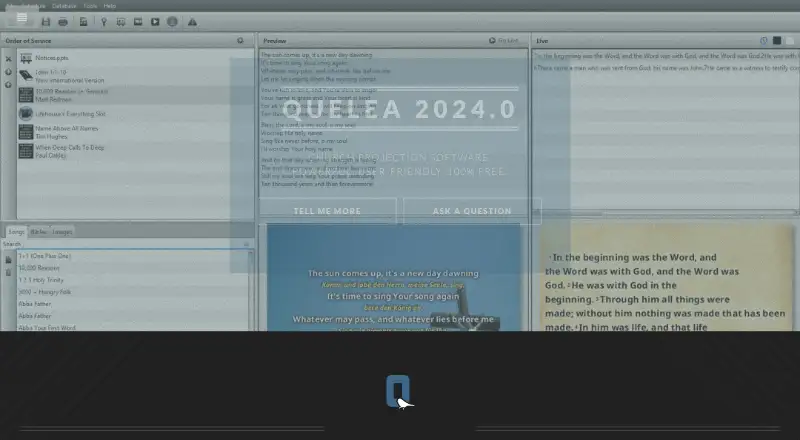 Quelea screenshot