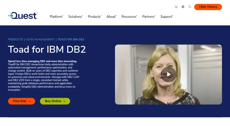 Toad for IBM DB2 screenshot