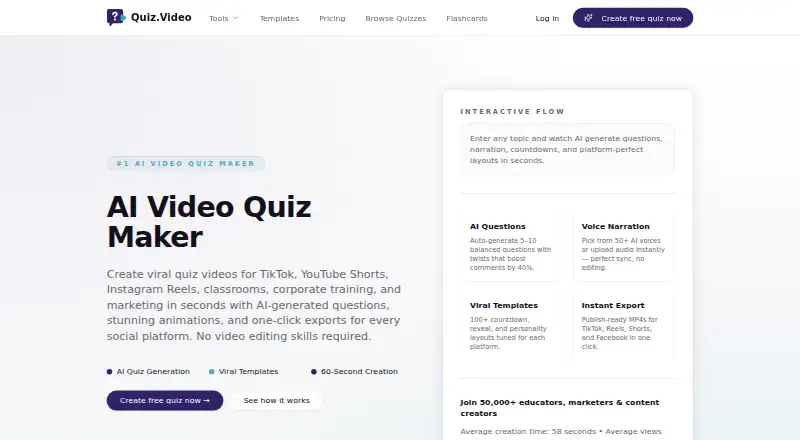 Quiz.video screenshot