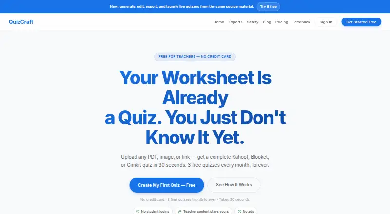 QuizCraft screenshot
