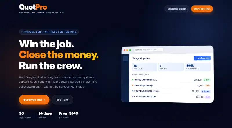 QuotPro screenshot
