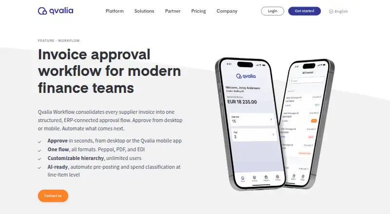 Qvalia Workflow screenshot