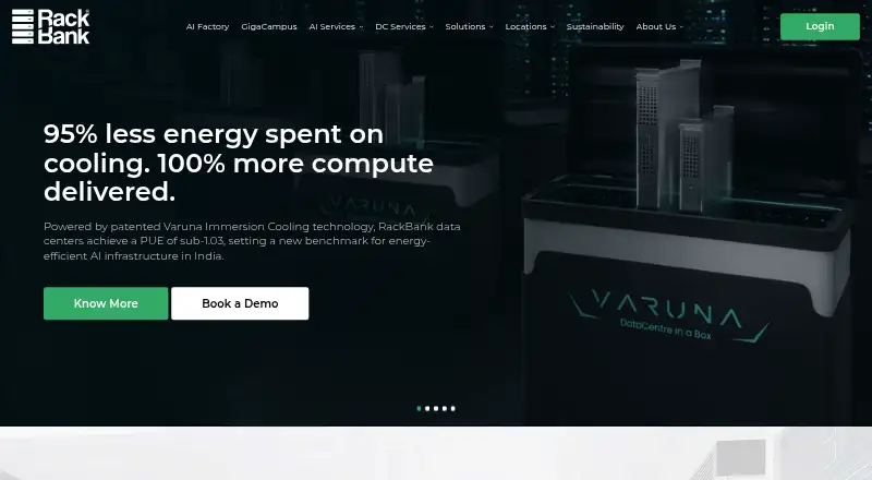 RackBank Dedicated Servers screenshot