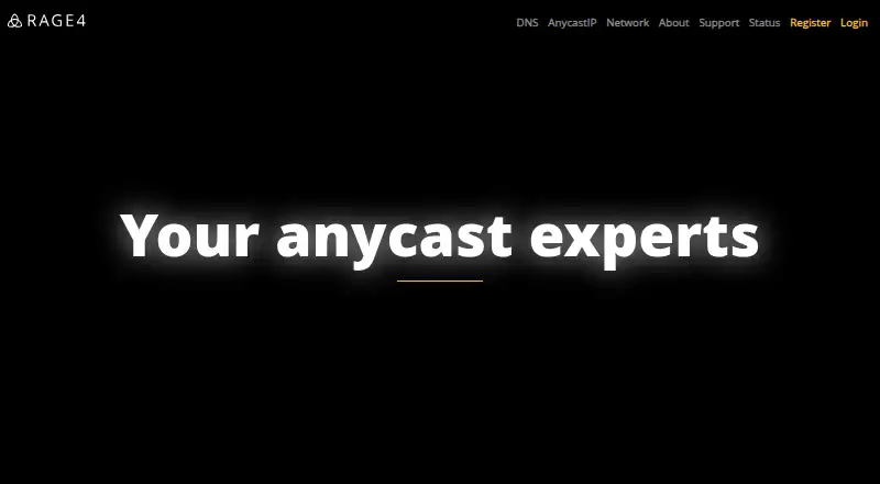 Rage4 DNS screenshot