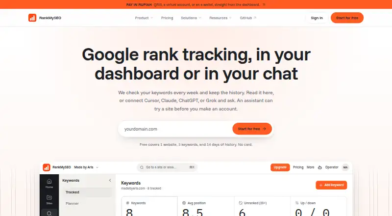 RankMySEO screenshot