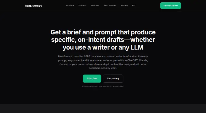 RankPrompt screenshot