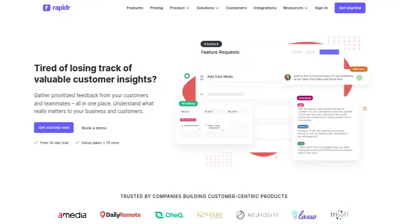 Rapidr screenshot