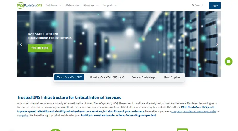 RcodeZero DNS screenshot