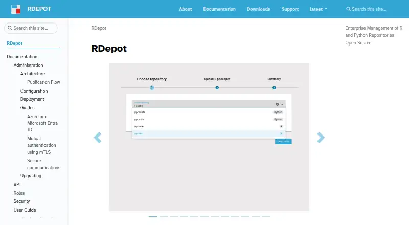 RDepot screenshot